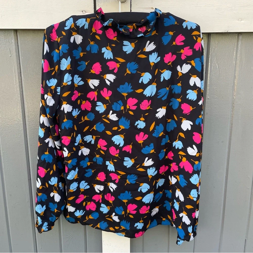 J.‎ Crew  Factory Floral Blouse